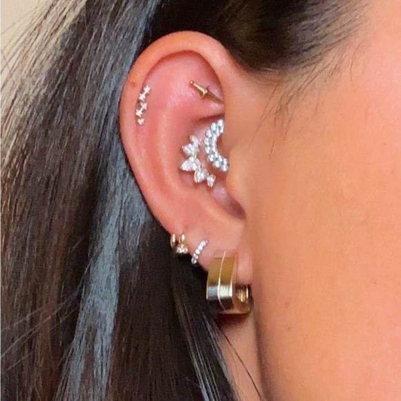 {tawapa} 14k threadless stardust end - Picture 4 of 4